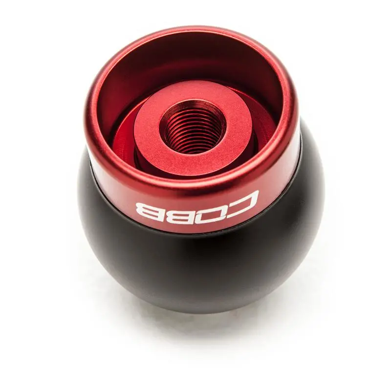 Cobb Ford Mustang Shift Knob Black With Red Base 1