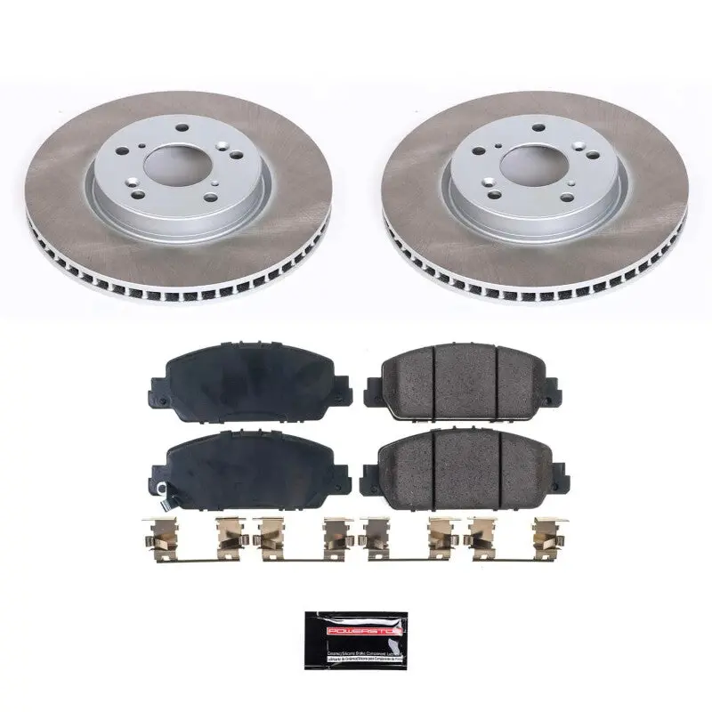 Power Stop 13-22 Honda Accord Front Semi-Coated Rotor Kit 1