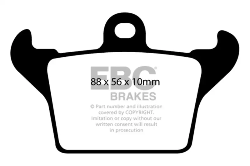 Ebc 12-14 Dodge Srt Viper (Parking Brake) Ultimax2 Rear Brake Pads 1