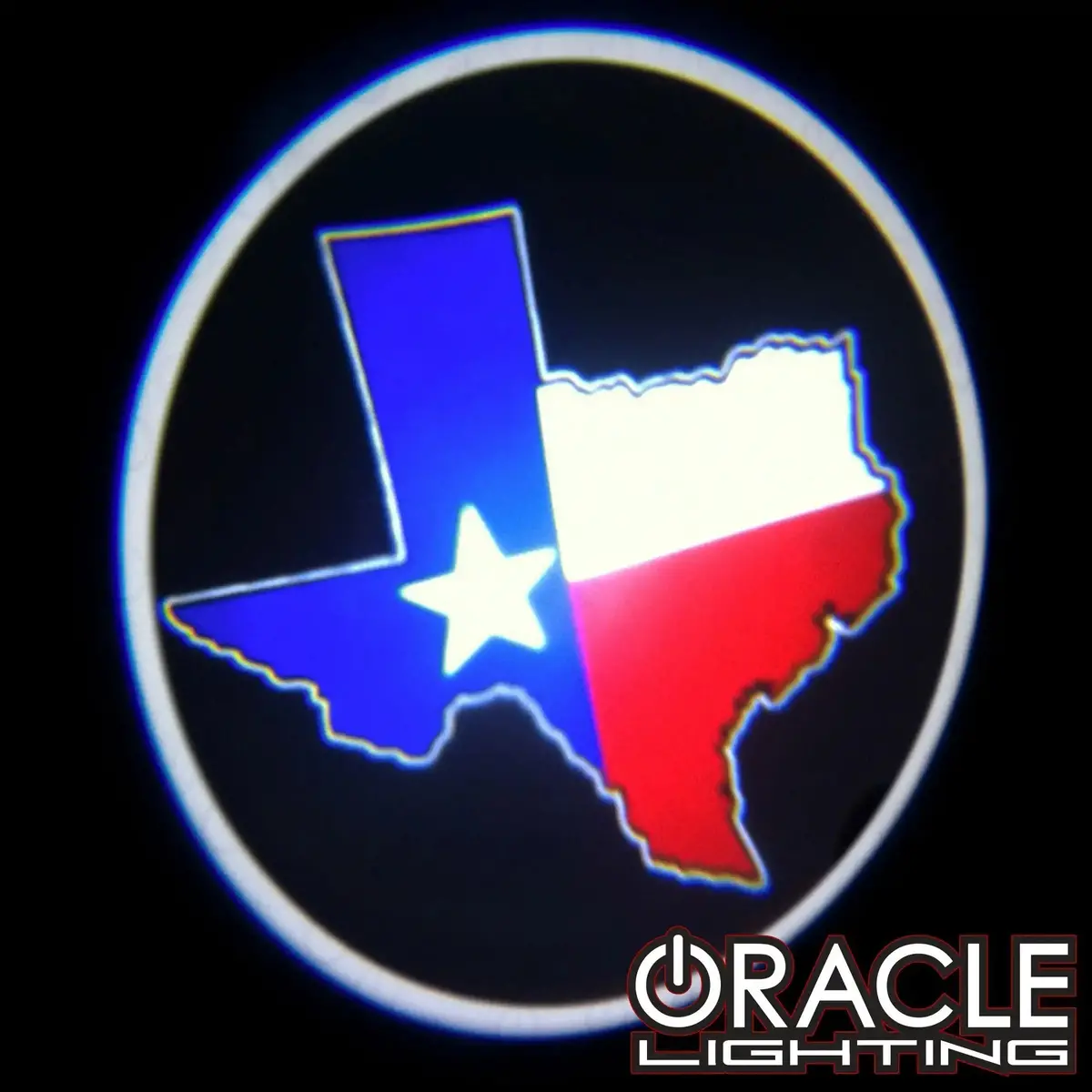 Texas Logo Oracle Gobo Led Door Light Projector 1