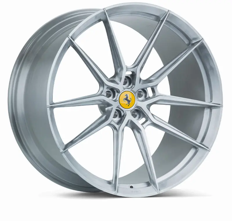 Vossen X Novitec Nf9 22X12.5 5X114.3 Bp Et46 Brushed Gloss Clear Ferrari 812 Superfast/Gts Rr Wheel 1