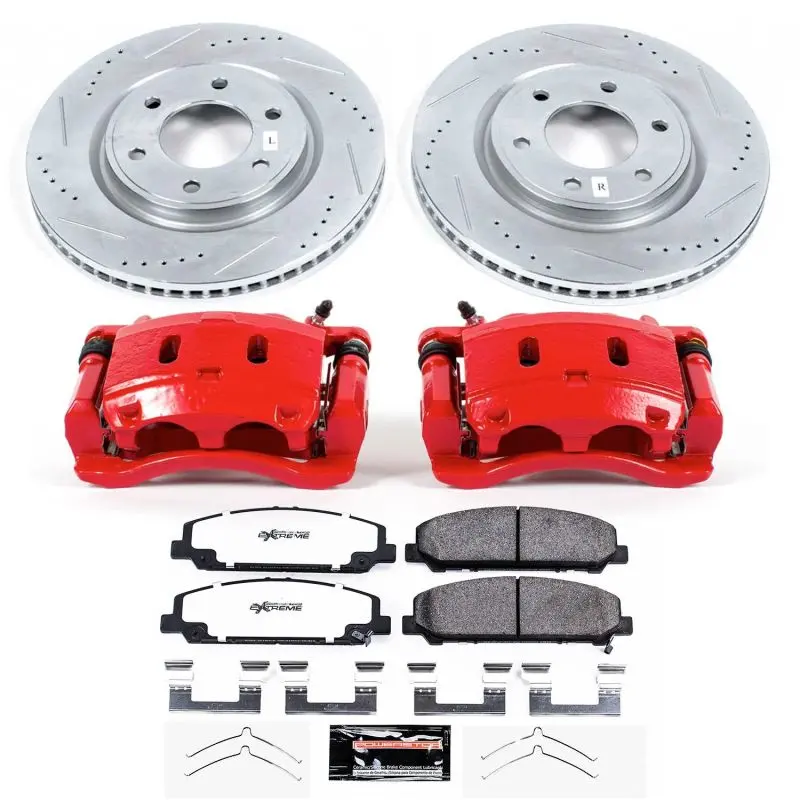 Power Stop 17-22 Nissan Armada Front Z36 Truck & Tow Kit W/Cals 1