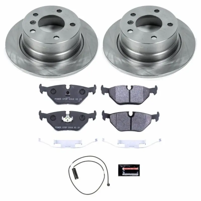 Power Stop 95-99 Bmw 318Ti Rear Track Day Spec Brake Kit 1