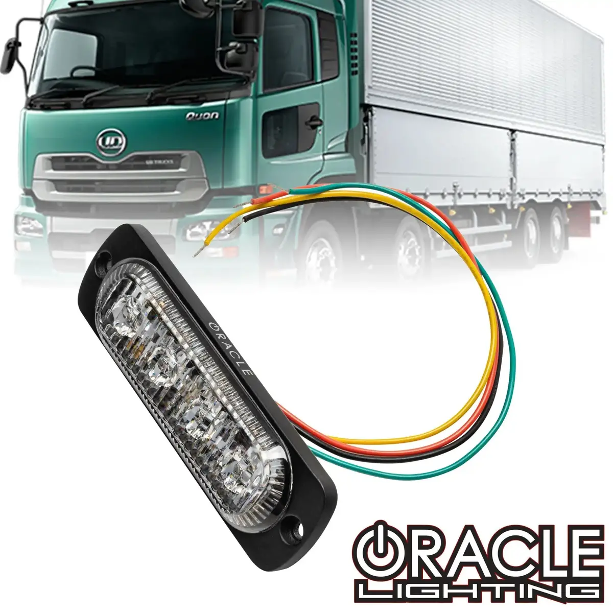 Oracle 4 Led Slim Strobe Light- Flush Lighthead 1