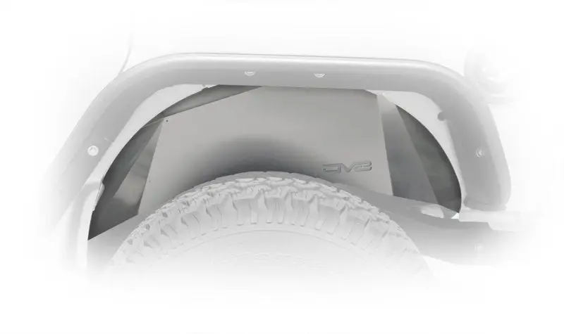 Dv8 Offroad 07-18 Jeep Wrangler Jk Rear Aluminum Inner Fender - Raw 1