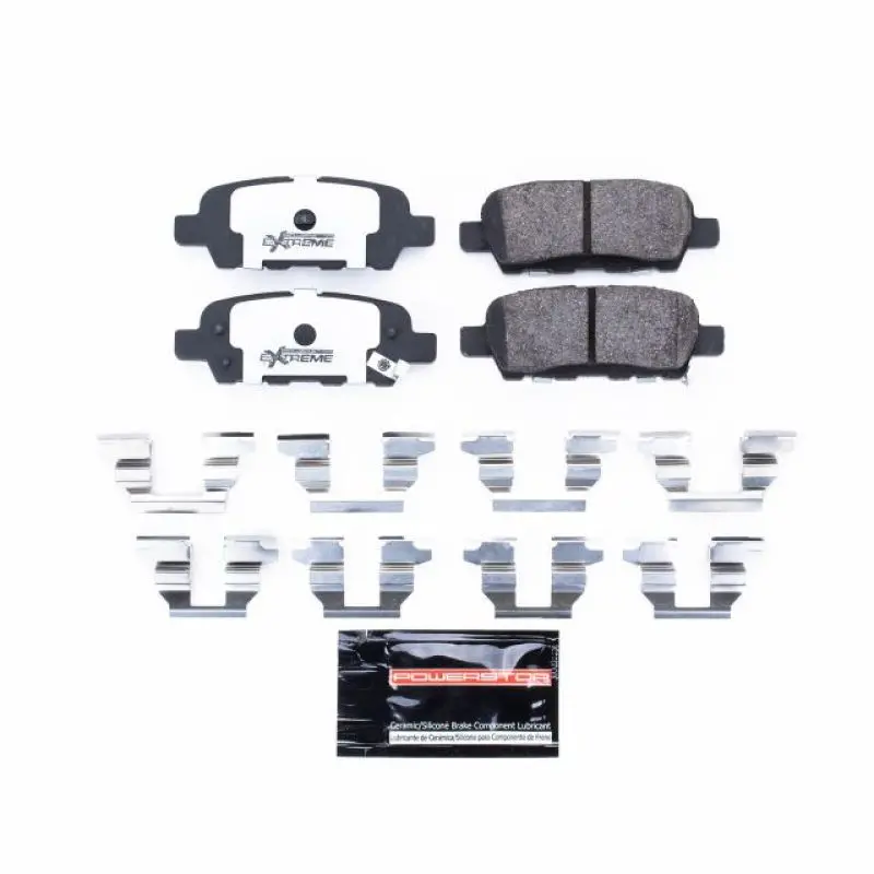 Power Stop 2013 Infiniti Ex37 Rear Z26 Extreme Street Brake Pads W/Hardware 1