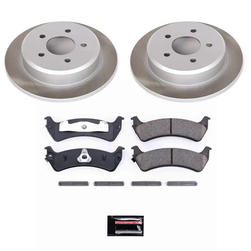 Power Stop 01-02 Ford Explorer Sport Rear Semi-Coated Rotor Kit 1