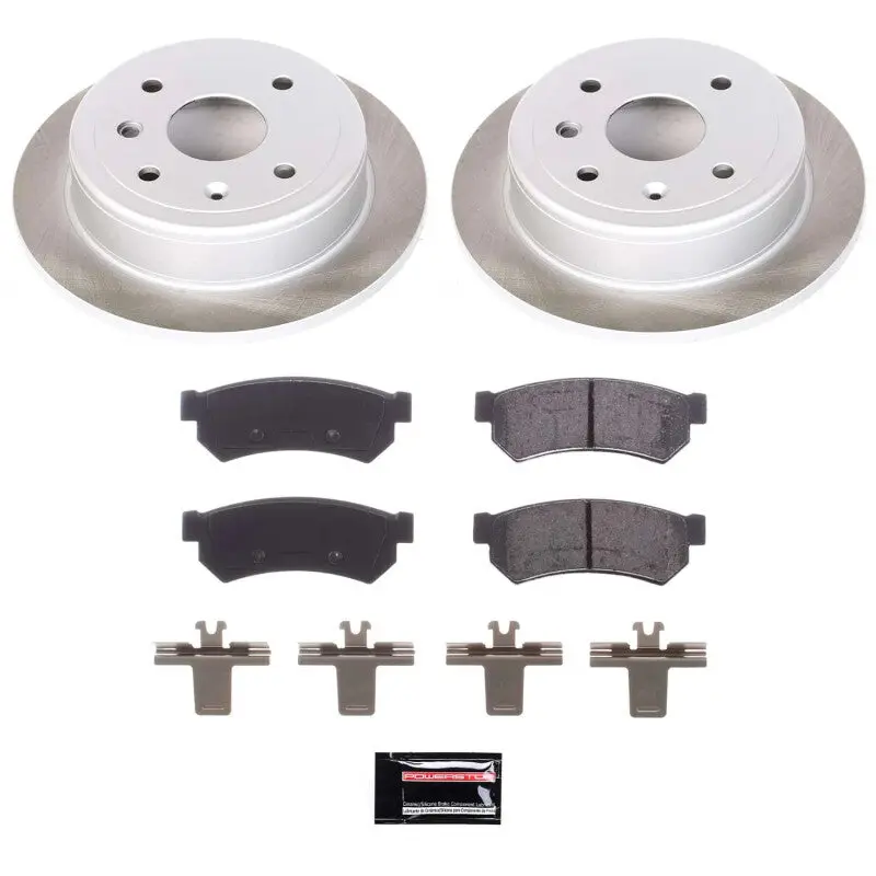 Power Stop 07-08 Suzuki Reno Rear Semi-Coated Rotor Kit 1