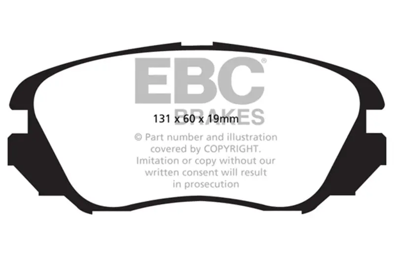 Ebc 10+ Buick Allure (Canada) 3.0 Ultimax2 Front Brake Pads 1