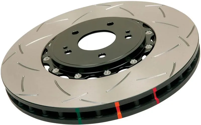 Dba 10-16 Hyundai Genesis Coupe 2.0T (W/Brembo Brakes) Front 5000 Series Slotted Rotor W/Black Hat 1