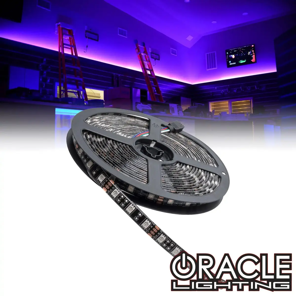 Oracle Exterior Led Flexible Strip - Black Backing 1