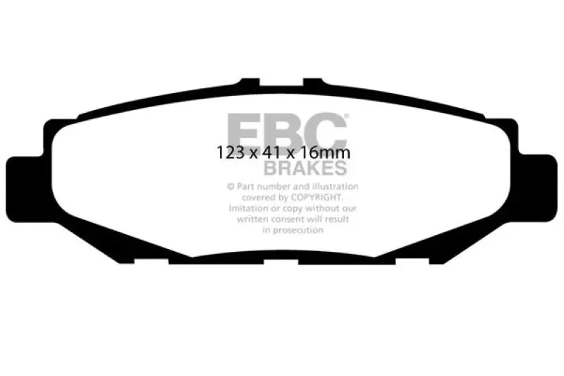 Ebc 93-97 Lexus Gs300 3.0 Ultimax2 Rear Brake Pads 1