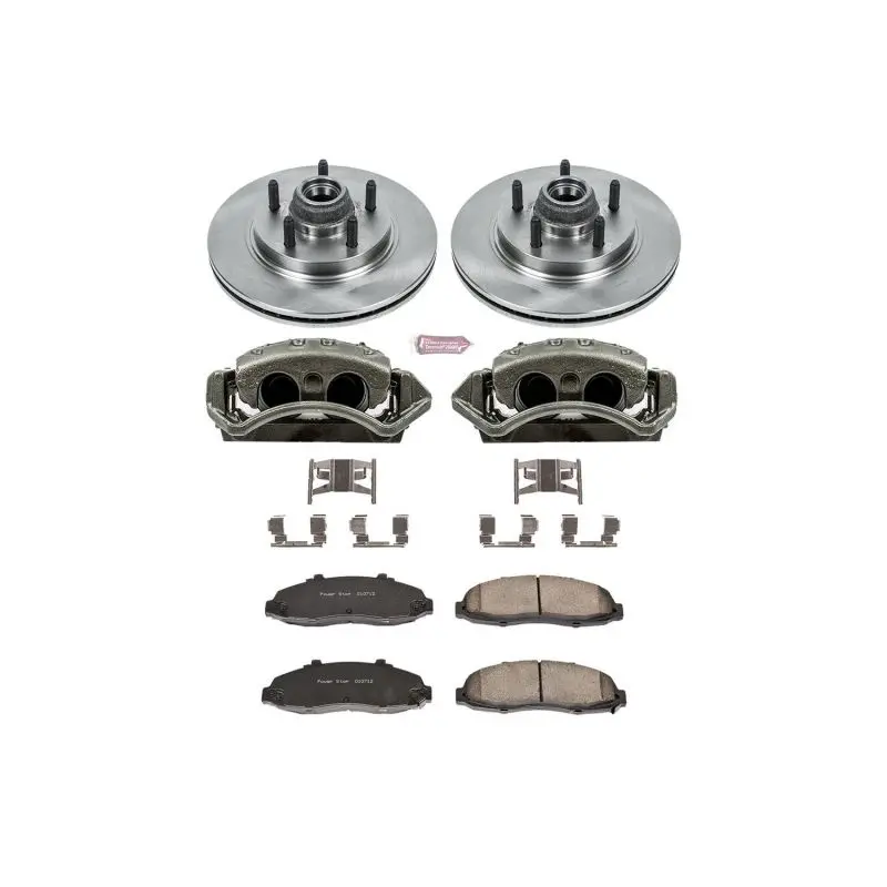 Power Stop 2002 Lincoln Blackwood Front Autospecialty Kit W/Cals 1