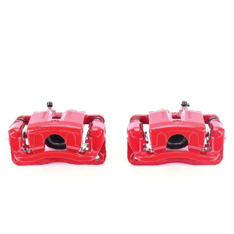 Power Stop 09-11 Hyundai Genesis Rear Red Calipers W/Brackets - Pair 1