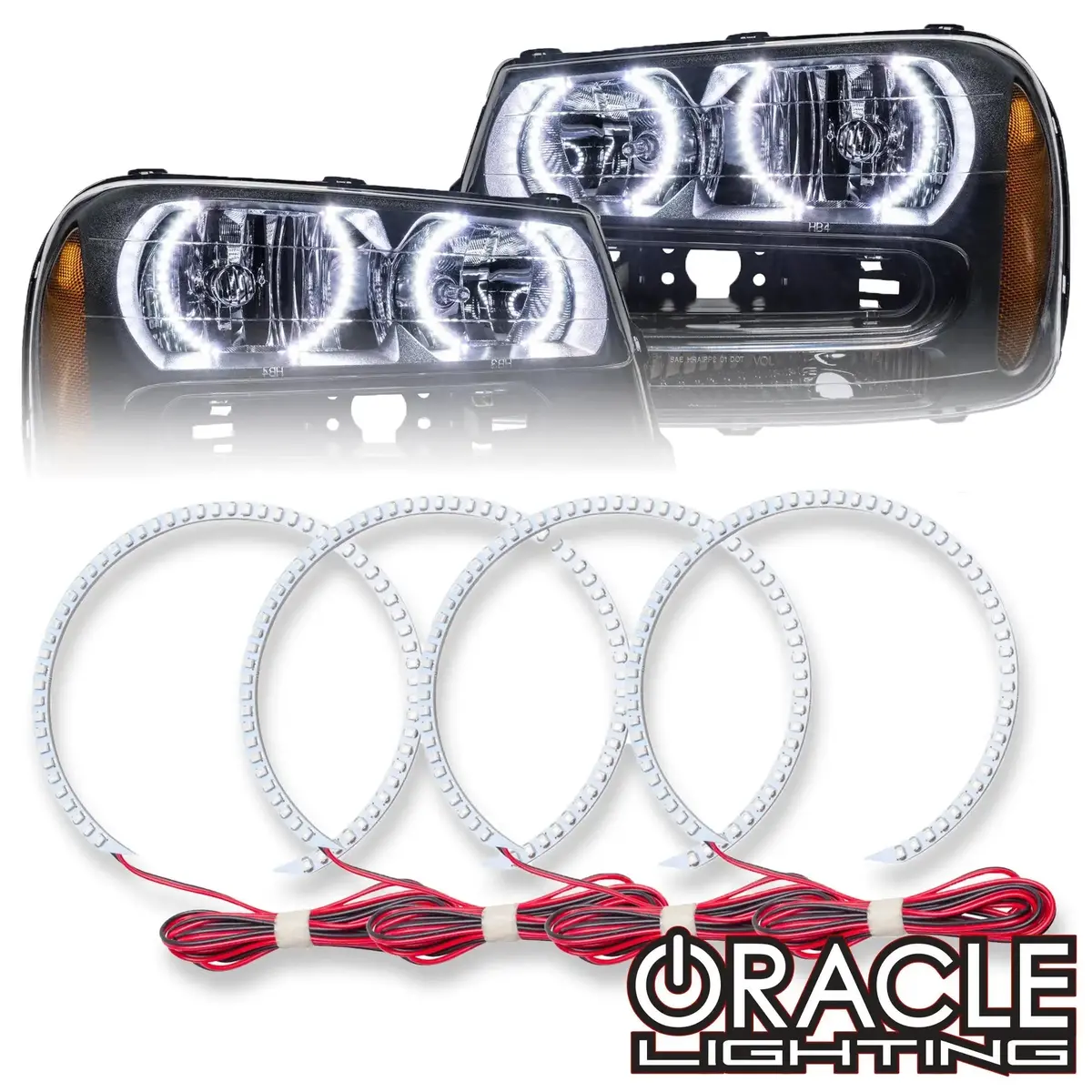 Oracle Lighting 2002-2009 Chevrolet Trailblazer Led Headlight Halo Kit 1