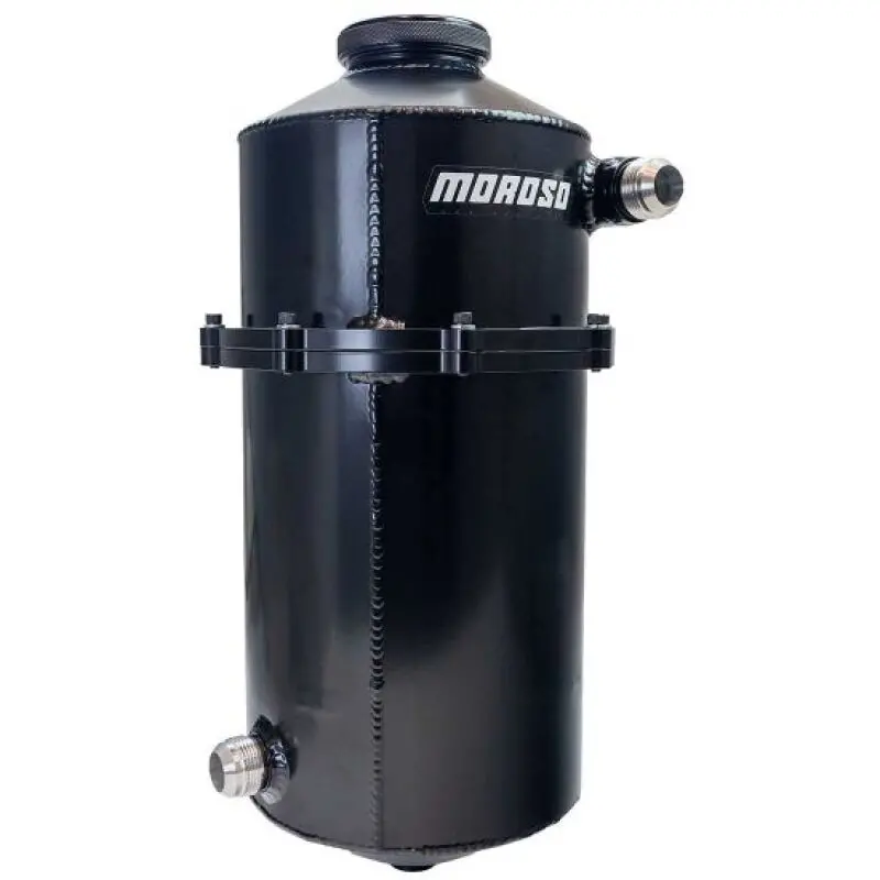 Moroso Road Race/Endurance/Marine 2 Pc 60/40 Split 19In Tall 12Qt Dry Sump Tank - Black 1
