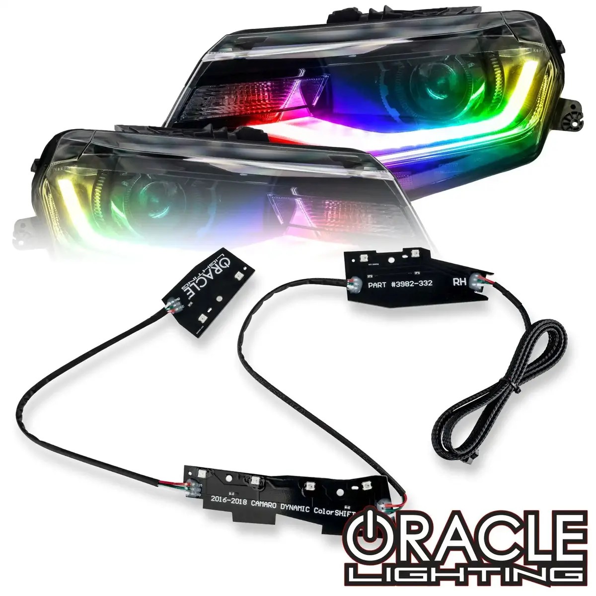 Oracle Lighting 2019+ Chevrolet Camaro Zl1 Dynamic Colorshift Headlight Drl Upgrade Kit 1
