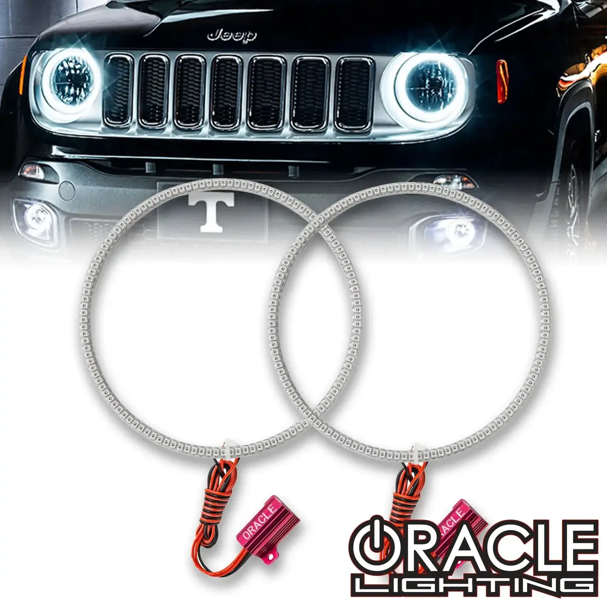 Oracle Lighting 2015-2023 Jeep Renegade Led Headlight Halo Kit 1