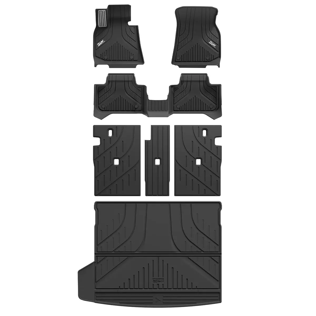 3W Bmw X3 2025-2026 Floor Mats & Cargo Liner Full Set Thorex™ All-Weather Protection 1