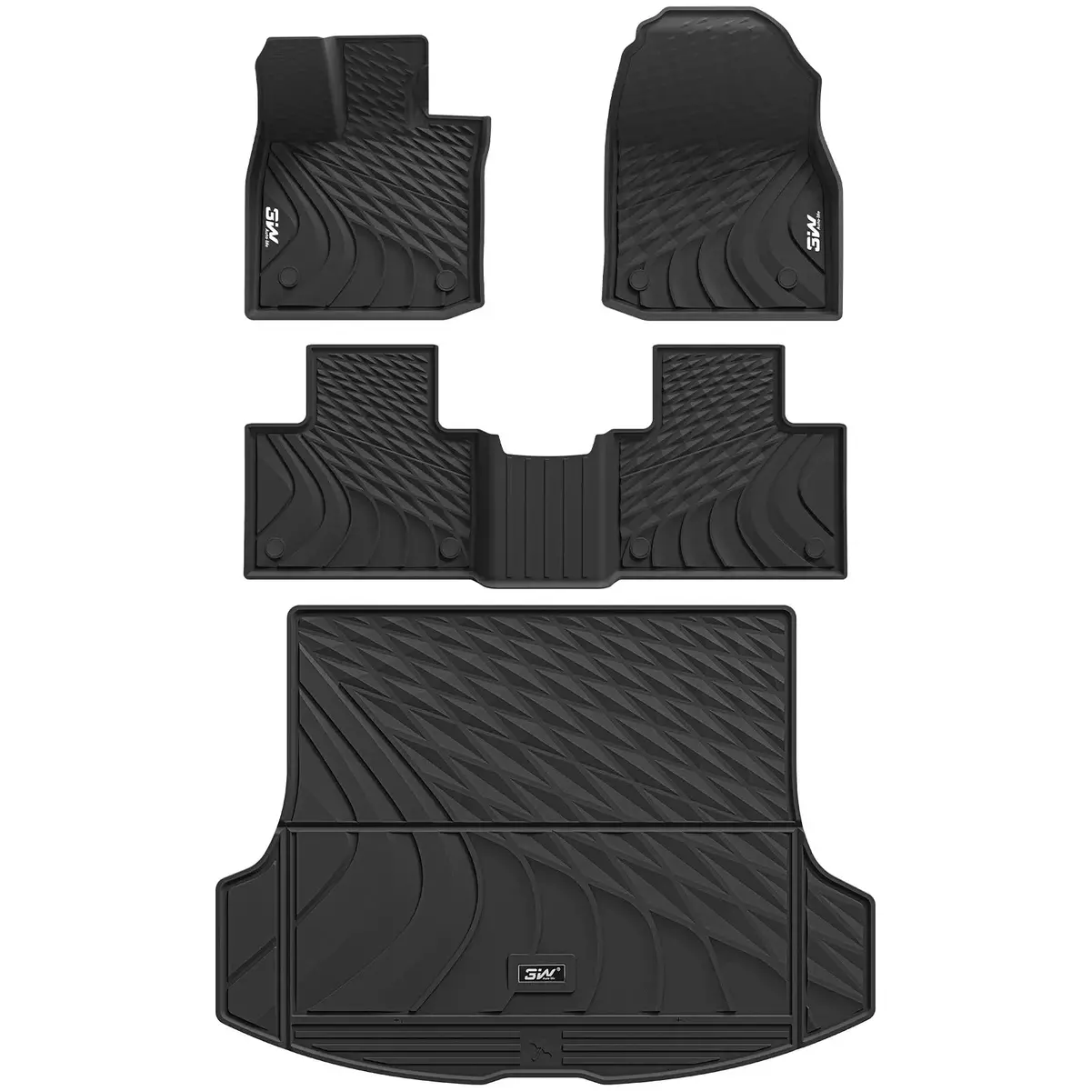 3W Lexus Rx 2023-2026 Rx/Rx350/Rx350h/Rx500h (Not For Rx450h+ Phev) Custom Floor Mats / Trunk Mat Thorex™ All-Weather Protection 3