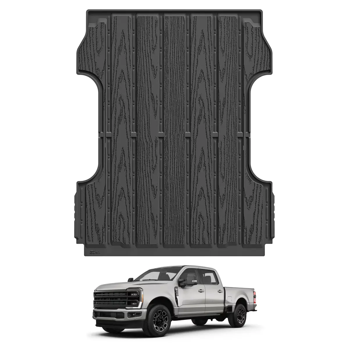 3W Custom Bed Mat Ford F250 F350 F450 F550 2017-2026 Super Duty Crewcab 5.5Ft Thorex™ All-Weather Protection 2