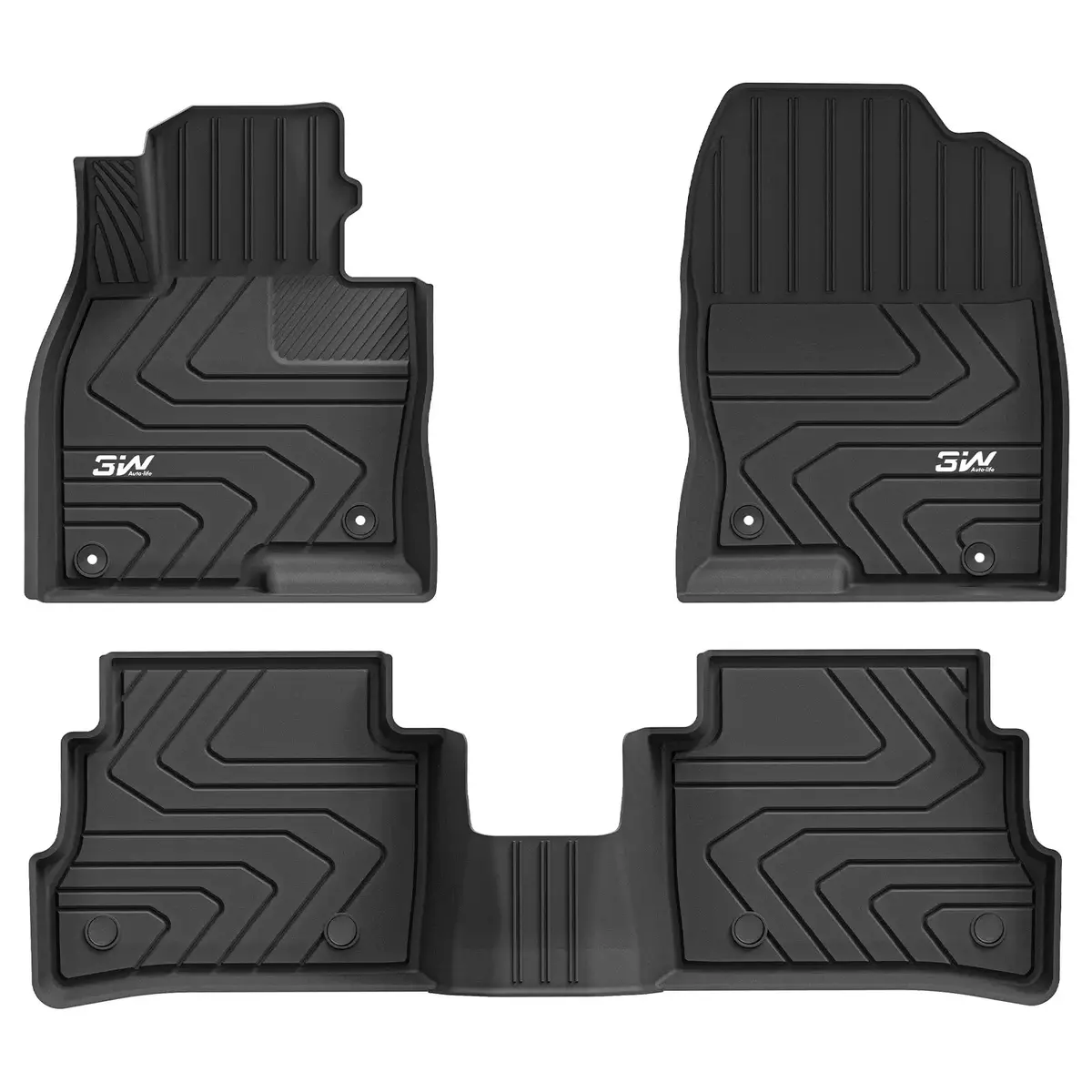 3W Mazda Cx-5 2017-2025 Custom Floor Mats Thorex™ All-Weather Protection 1