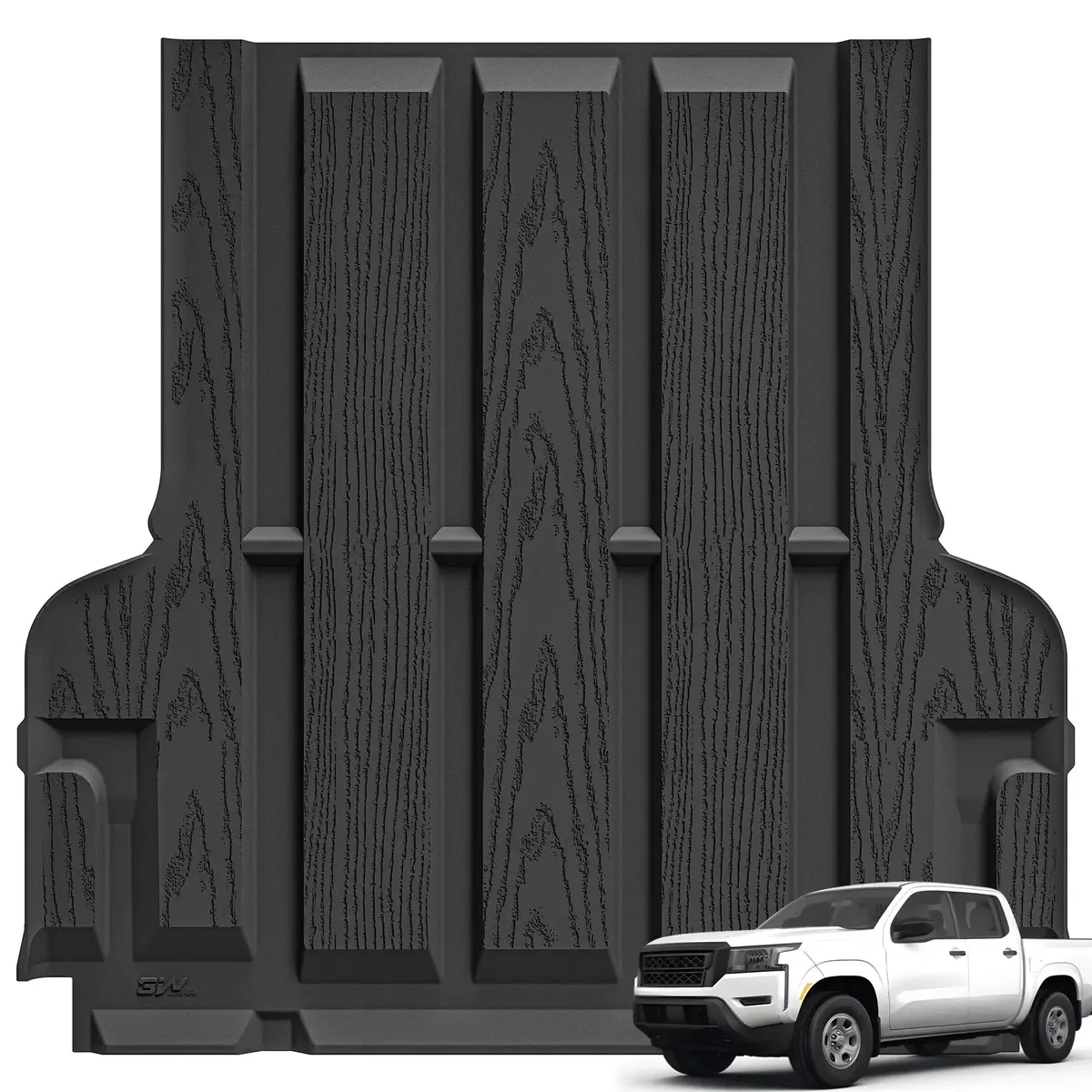 3W Floor Mats/ Truck Bed Mats For Nissan Frontier Crew Cab 2022-2026 (Not For 2Nd With Under Seat Speaker) Thorex™ All-Weather Protection 3