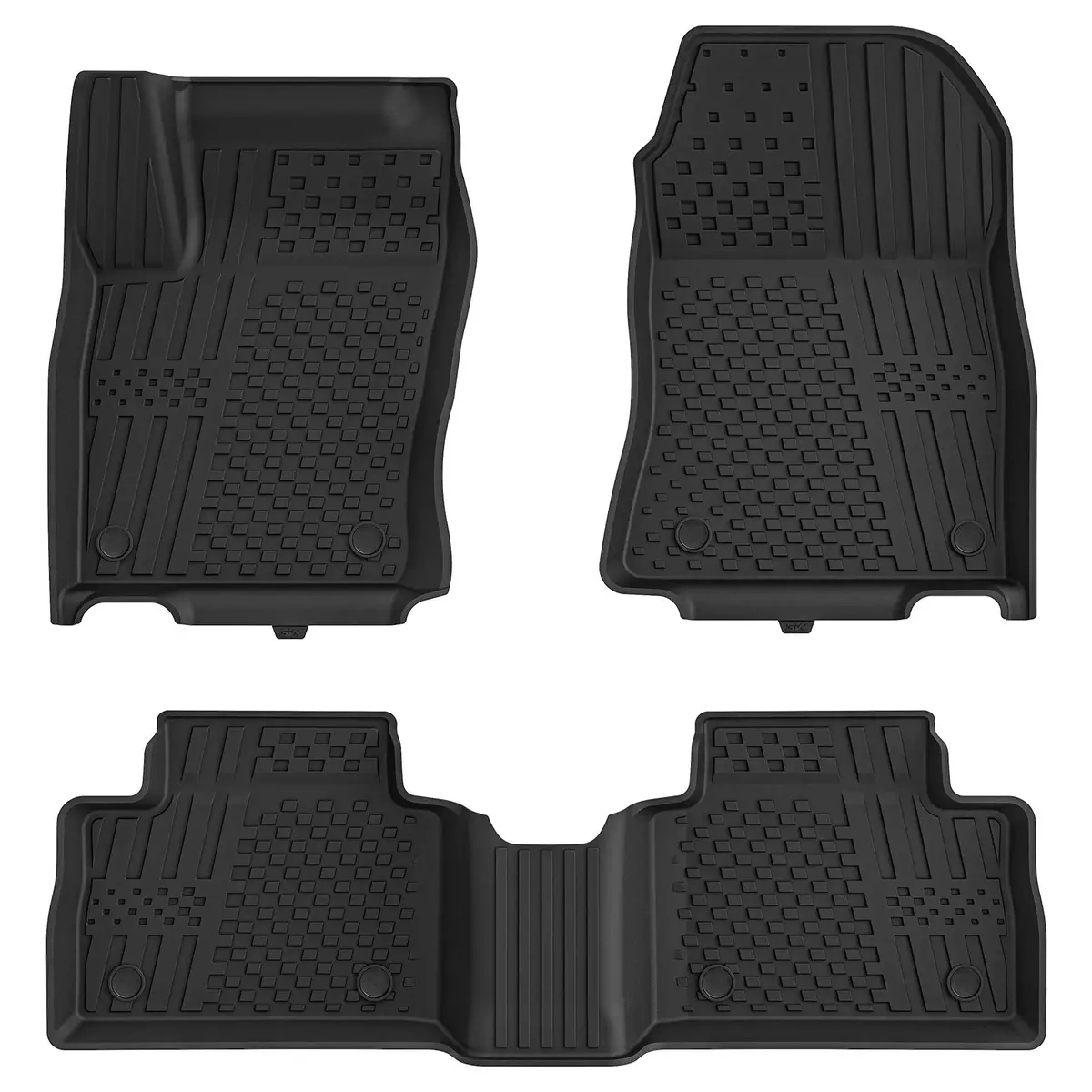 3W Custom Thorex™ Floor Mats/ Trunk Mat Nissan Kicks 2025 2026 (Not Fit Play Version) All-Weather Protection 2