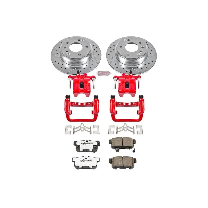 Power Stop 99-01 Acura Rl Rear Z26 Street Warrior Brake Kit W/Calipers 1