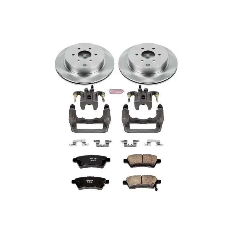 Power Stop 05-12 Nissan Pathfinder Rear Autospecialty Brake Kit W/Calipers 1