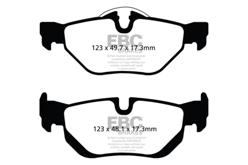 Ebc 13+ Bmw X1 2.0 Turbo (28I) Ultimax2 Rear Brake Pads 1