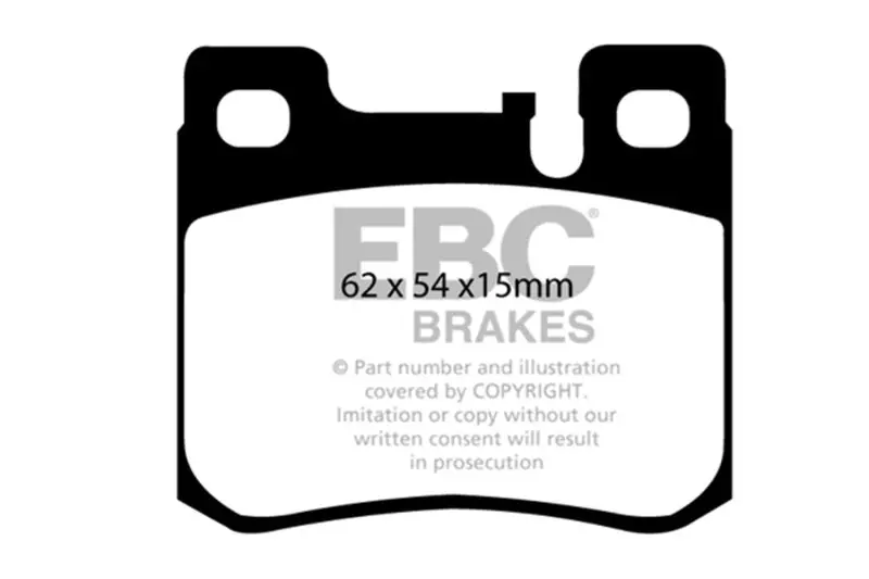 Ebc 94-95 Mercedes-Benz C220 (W202) 2.2 (Asc) Ultimax2 Rear Brake Pads 1