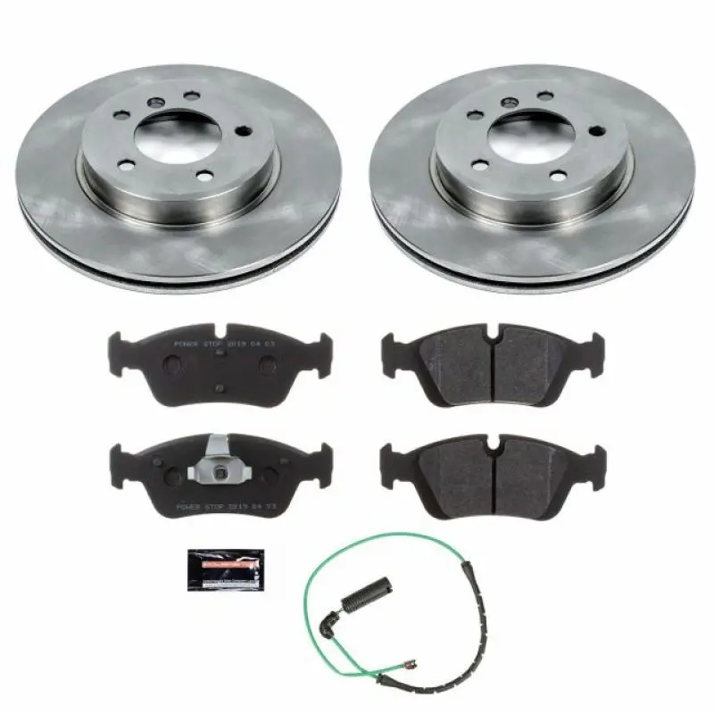 Power Stop 01-05 Bmw 325Xi Front Track Day Spec Brake Kit 1