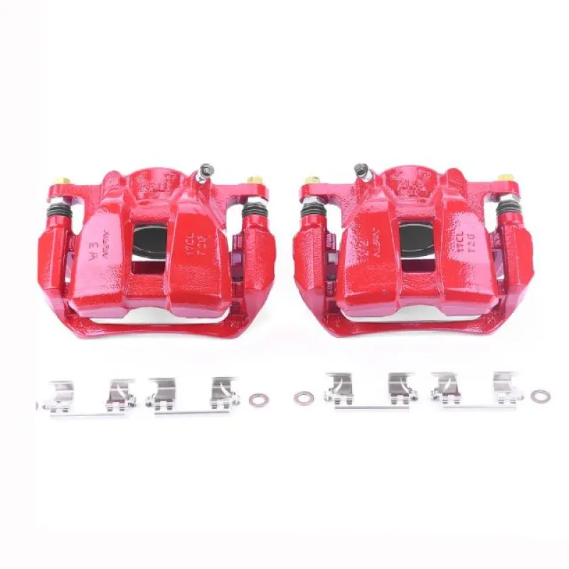 Power Stop 13-18 Honda Accord Front Red Calipers W/Brackets - Pair 1