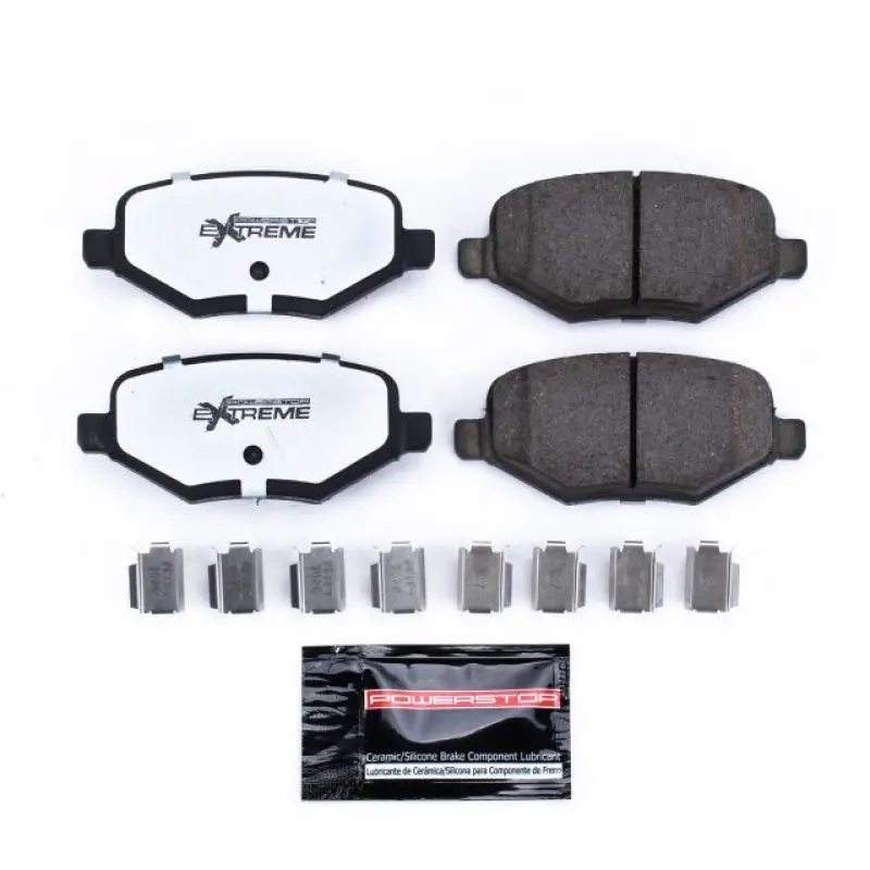 Power Stop 11-13 Ford Edge Rear Z36 Truck & Tow Brake Pads W/Hardware 1
