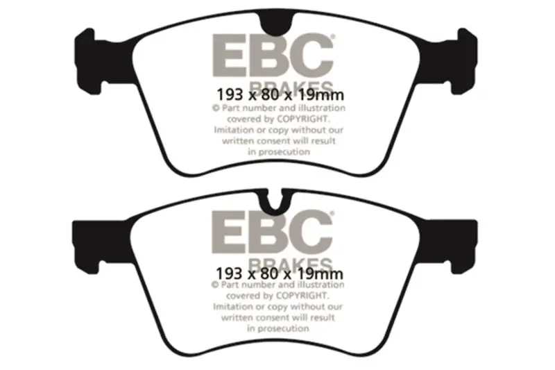 Ebc 08-10 Mercedes-Benz Gl320 3.0 Td (373Mm Front Rotors) Ultimax2 Front Brake Pads 1