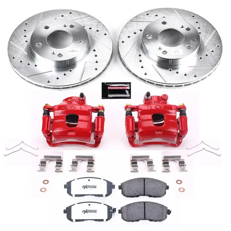 Power Stop 96-99 Infiniti I30 Front Z26 Street Warrior Brake Kit W/Calipers 1