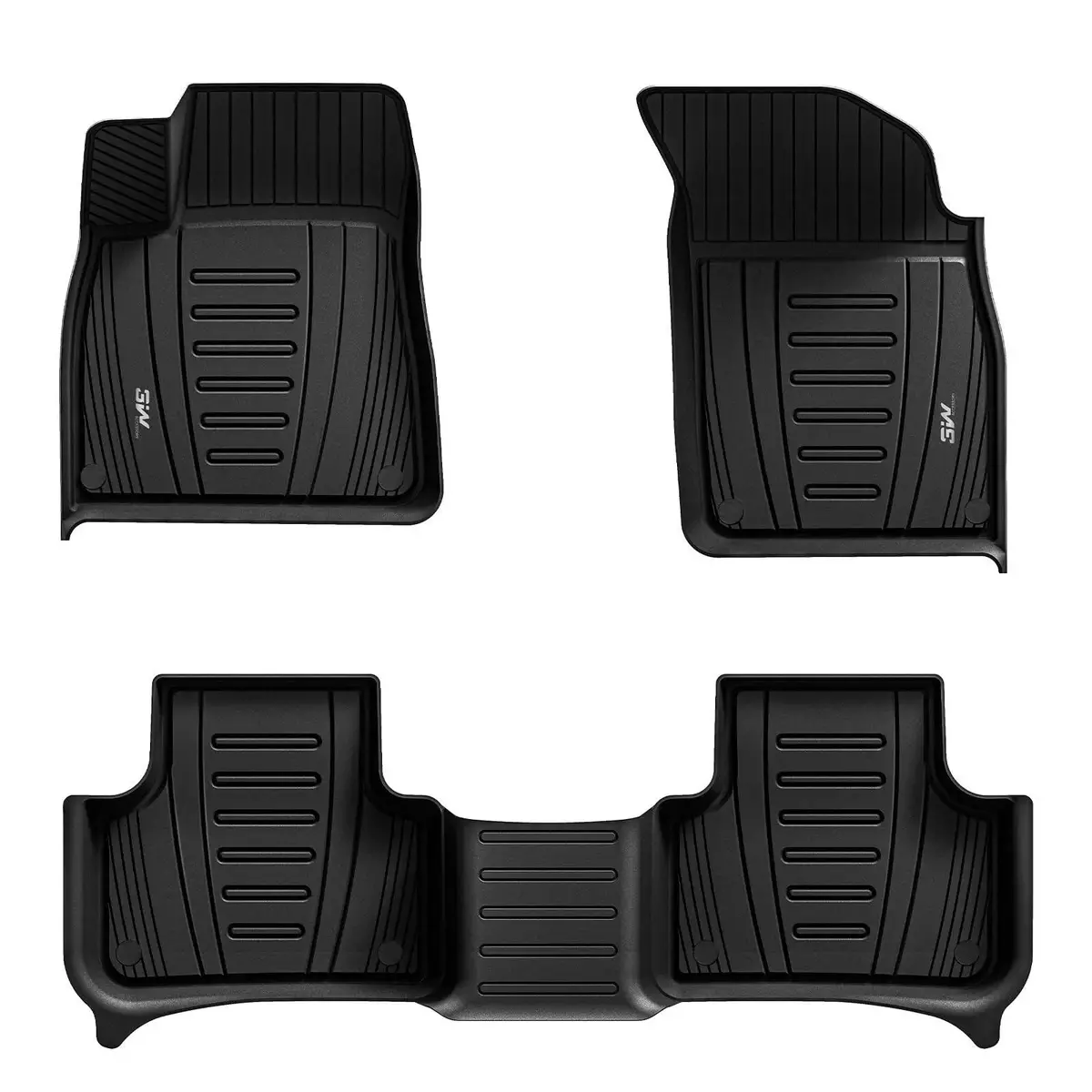 3W Audi Q8 Sq8 (Not Fits E-Tron) 2019-2026 Custom Floor Mats Thorex™ All-Weather Protection 2