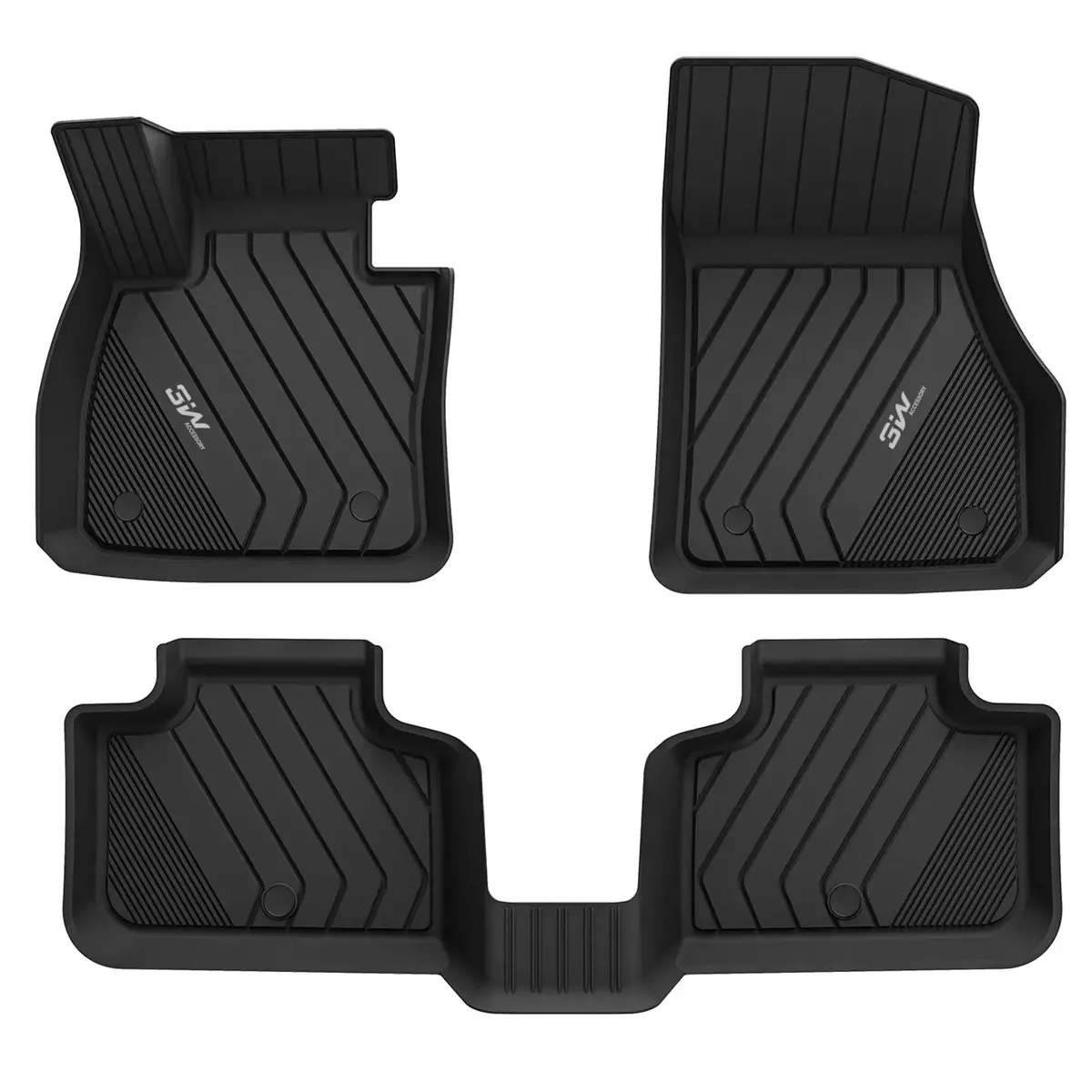 3W Bmw X2 2018-2023 & Bmw X1 2016-2022 Custom Floor Mats Thorex™ All-Weather Protection 1