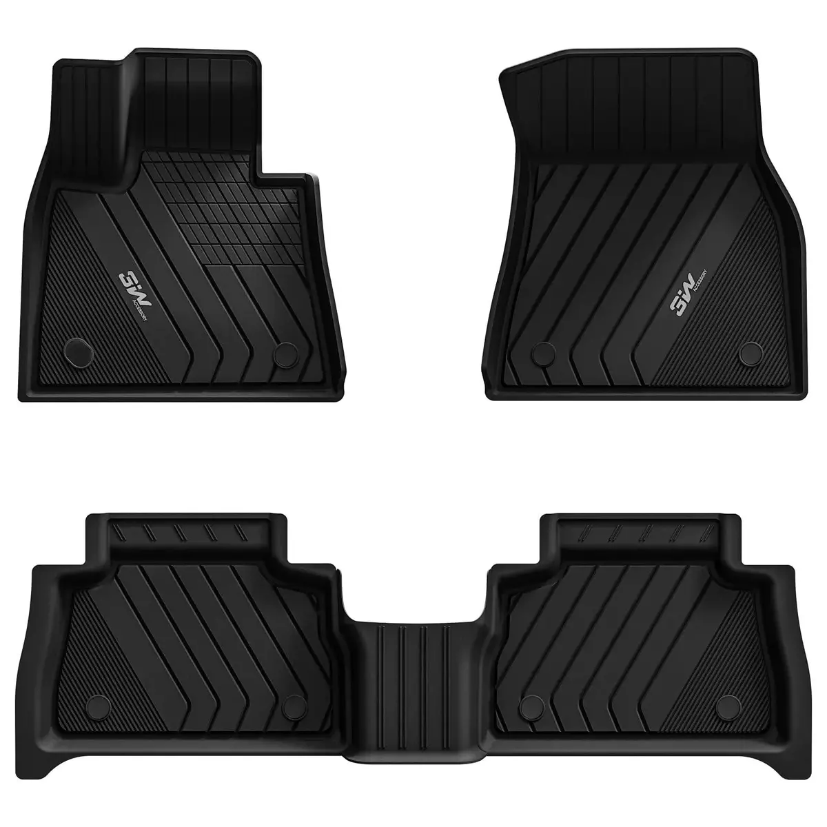 3W Bmw X6 2020-2026 M/M50i/Sdrive40i/Xdrive40i G06  Custom Floor Mats Thorex™ All-Weather Protection 1