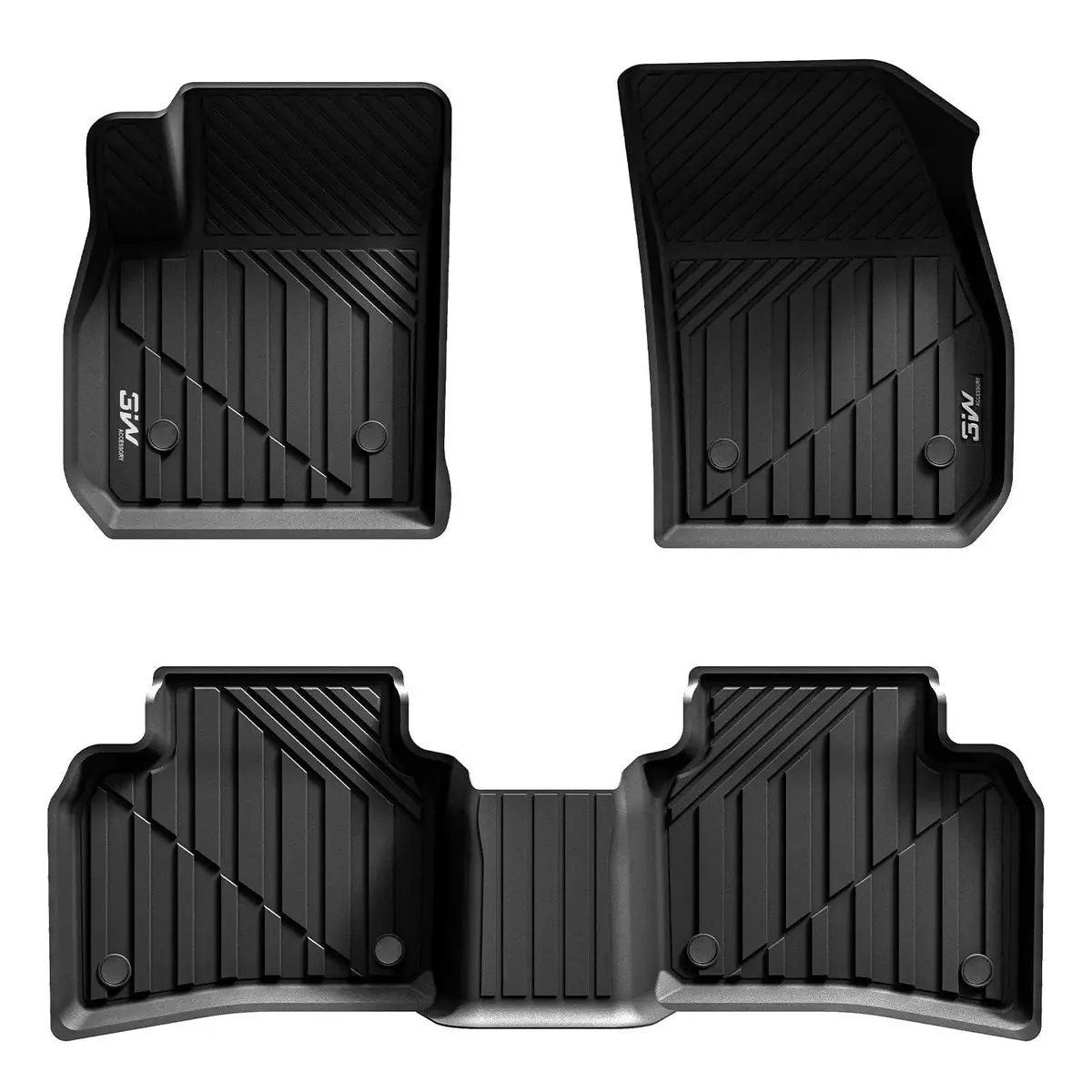 3W Cadillac Xts 2013-2019 Custom Floor Mats Thorex™ All-Weather Protection 1