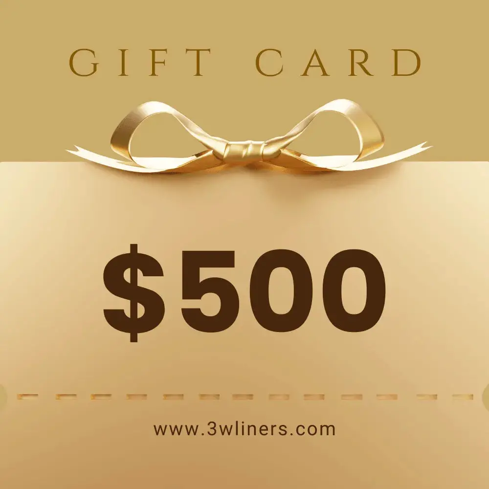 3W Gift Card $500 1