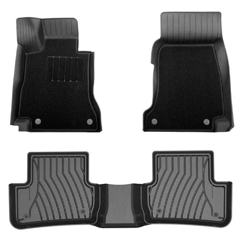 3W Mercedes-Benz Cla 2014-2019 Custom Floor Mats Thorex™ All-Weather Protection 1