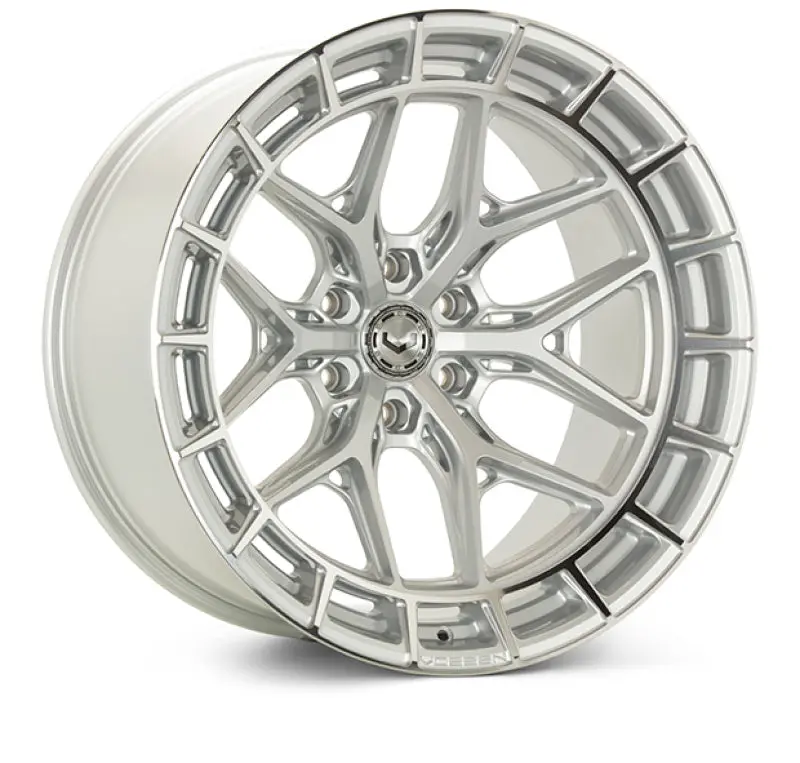 Vossen Hfx-6 22X12 - 6X139.7 - Et-44 - Ultra Deep - 106.1 - Silver Polished Wheel 1
