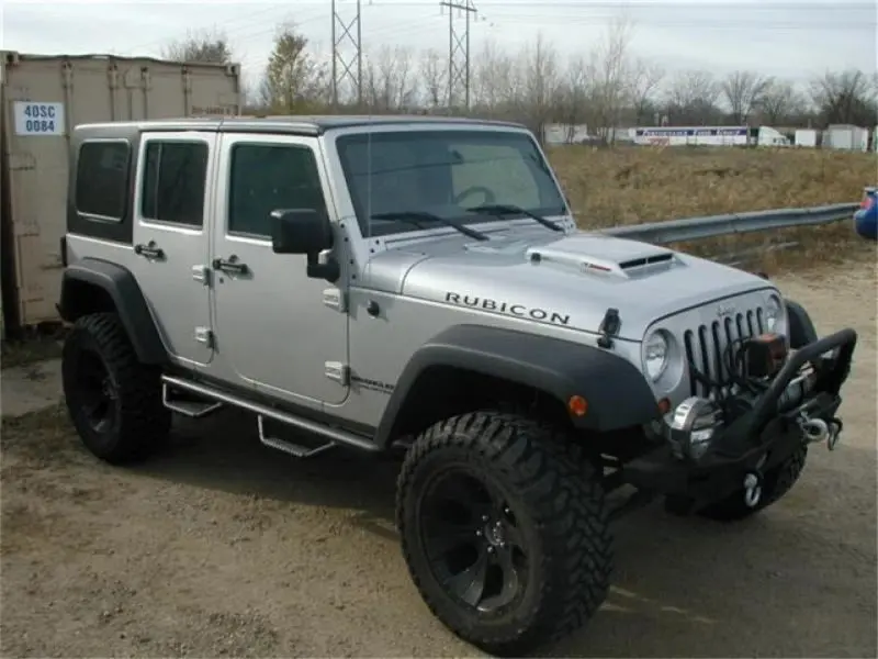 N-Fab Nerf Step 07-17 Jeep Wrangler Jk 4 Door All - Tex. Black - W2W - 3In 1