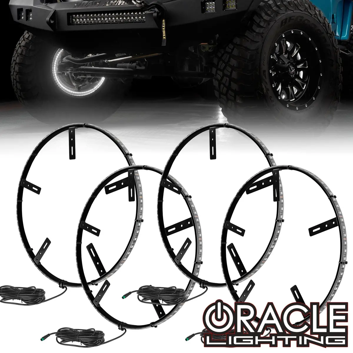 White Led Wheel Rings 1