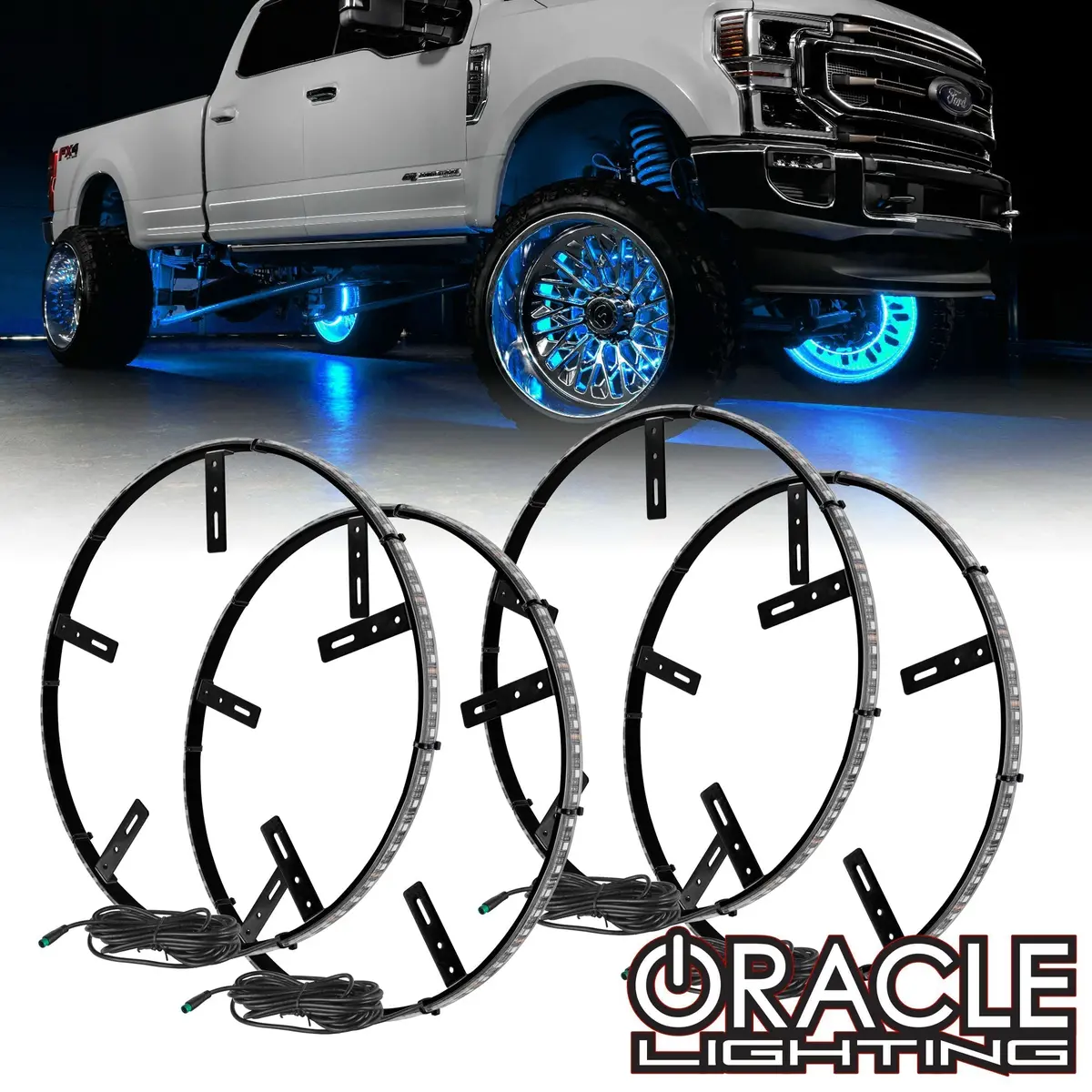 Oracle Lighting Led Illuminated Wheel Rings - Single / Double Row Led 1