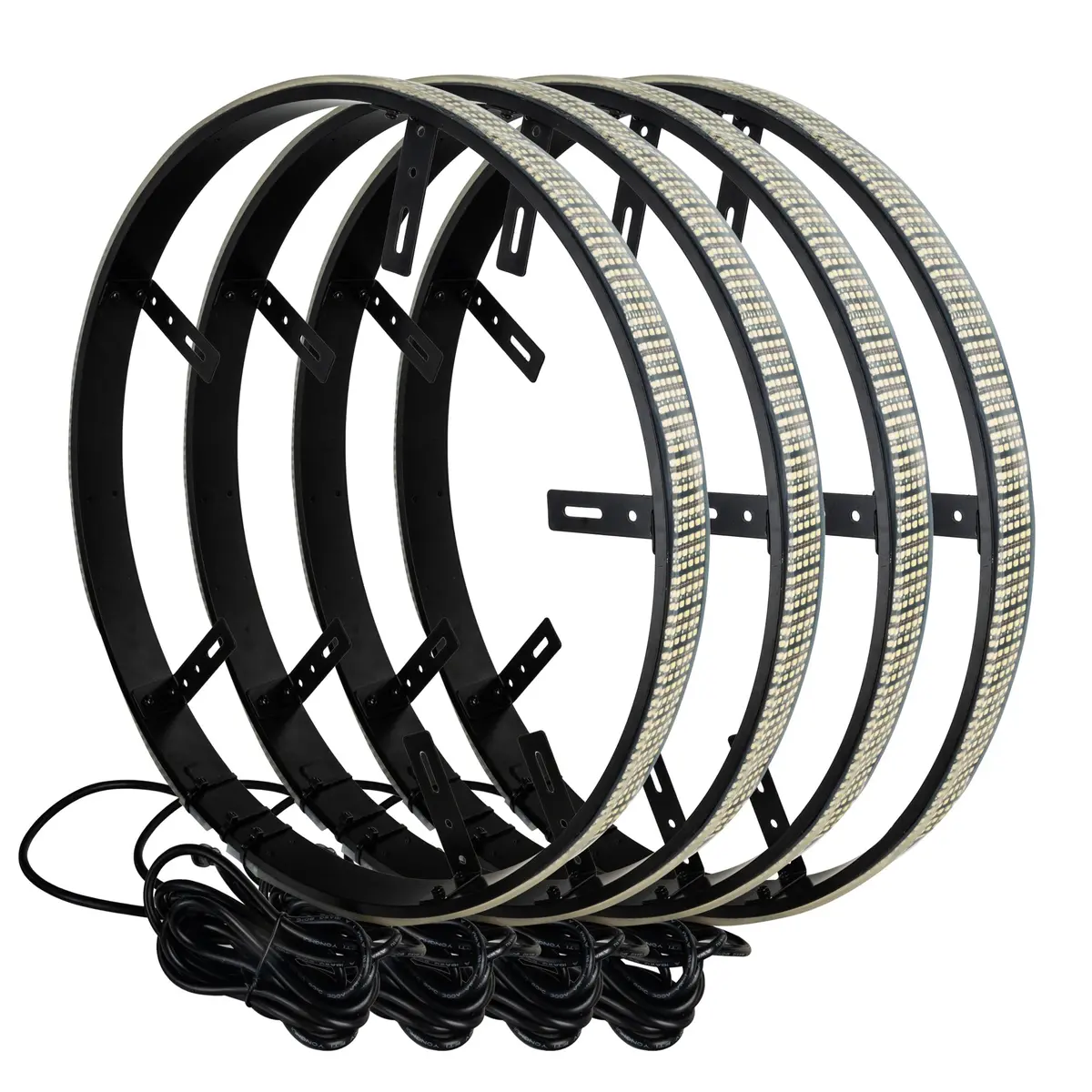 Xtreme Illumination 5-Row Led Wheel Rings- White - Pre-Order 1