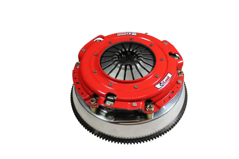 Mcleod 18-23 Ford Mustang Rxt Twin Disc Clutch Kit 1 1/8 X 26 Spline 164T 8 Bolt Al Flywheel 1