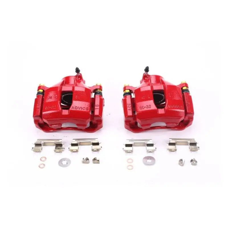 Power Stop 2006 Lexus Gs300 Front Red Calipers W/Brackets - Pair 1
